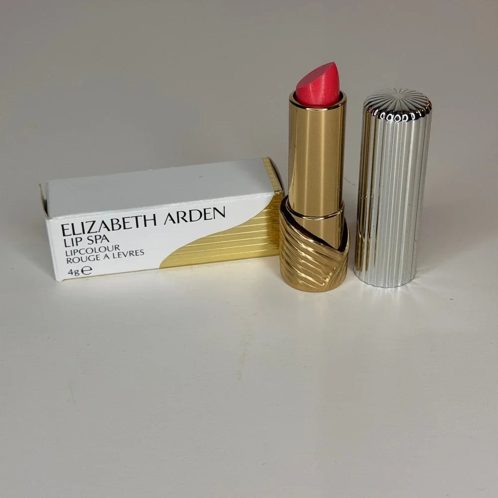 Elizabeth Arden Lip Spa Lipcolour Real Pink 123 Hydrating Lipstick 4g New in Box